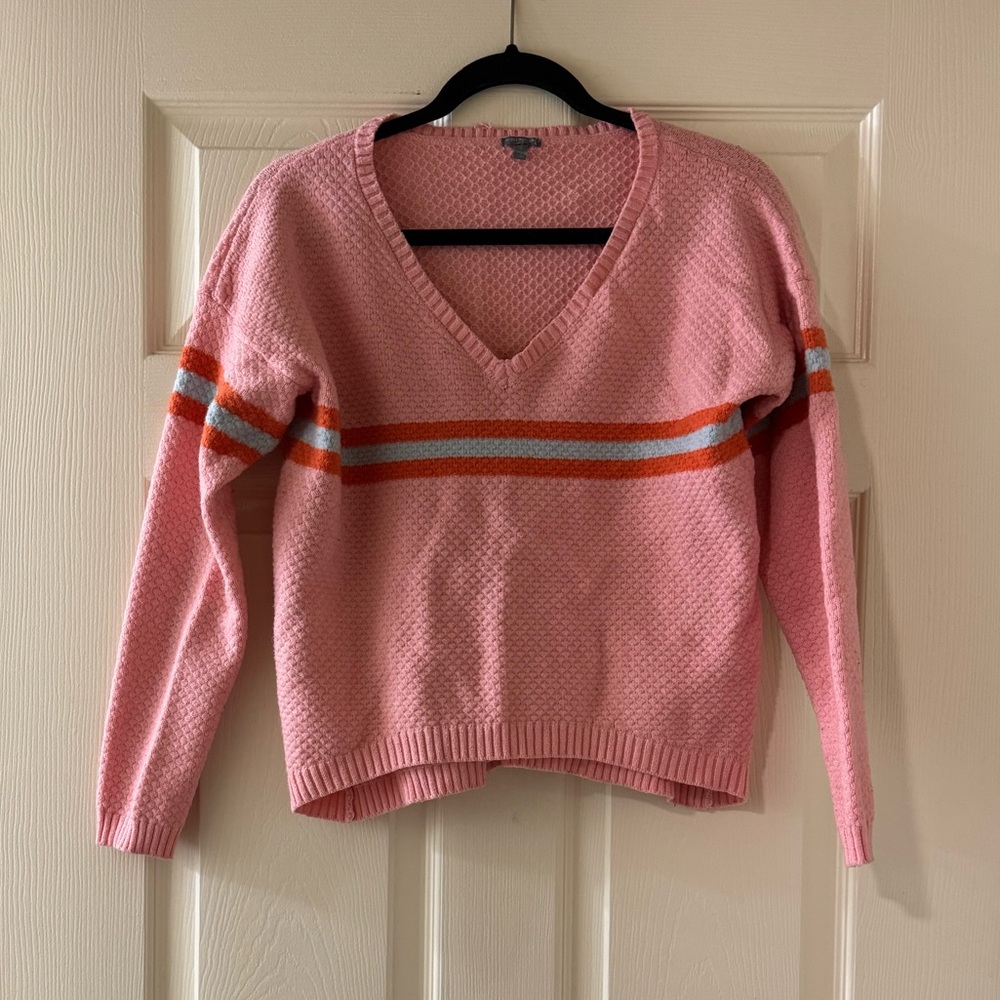 Charlotte Russe pink sweater.